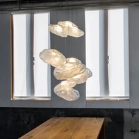 postmodern pendant lamp for dining room glass pebbles led lighting living bedroom cabinets coffee tables decoration chandelier