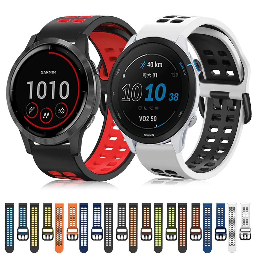 

Ремешок силиконовый для смарт-часов Garmin Vivoactive 4 3, 20 мм 22 мм