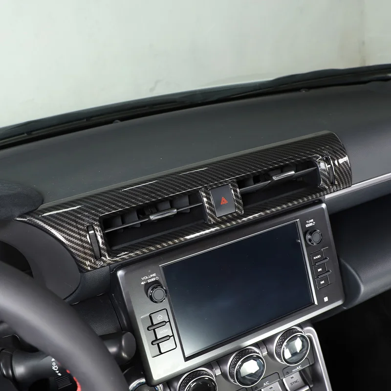 

Для Toyota 86 2022 Автомобильный Центральный пульт управления кондиционера, рамка для вентиляционного отверстия, Обложка, Наклейка Abs для Subaru Brz, аксессуары для интерьера