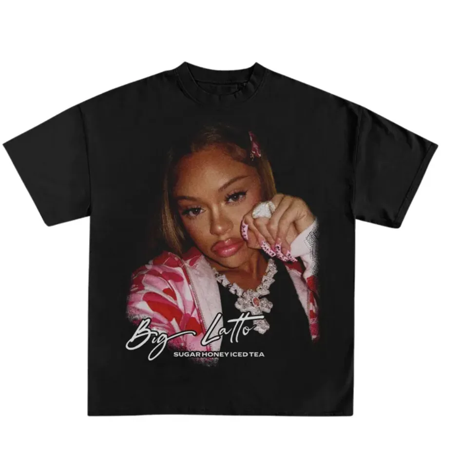 Latto t shirt - hip hop tee Big latto rapper tour