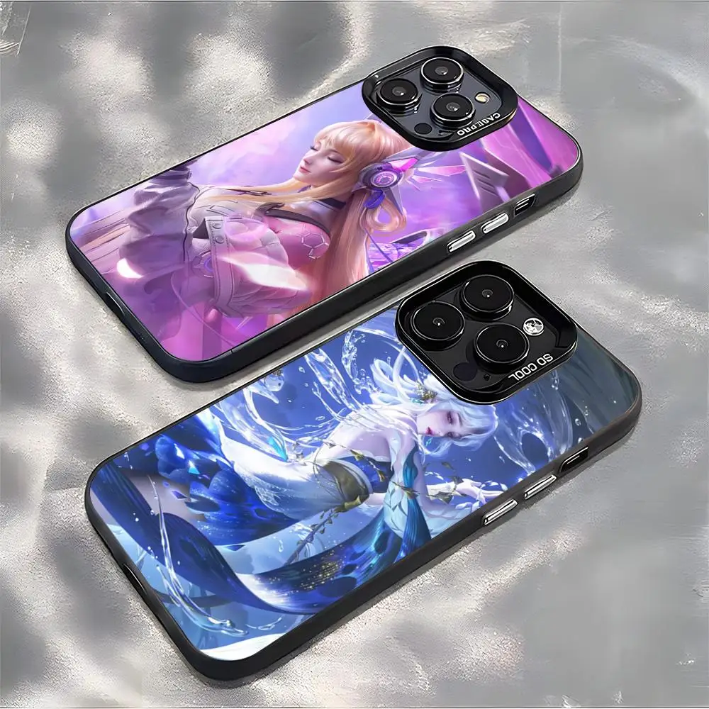 Фото Чехол для телефона Game-Honor Of Kings Hero для iPhone 17 Air 16 E 15 14 Plus 13 12 11 Pro Max, цветной, серебристый №1