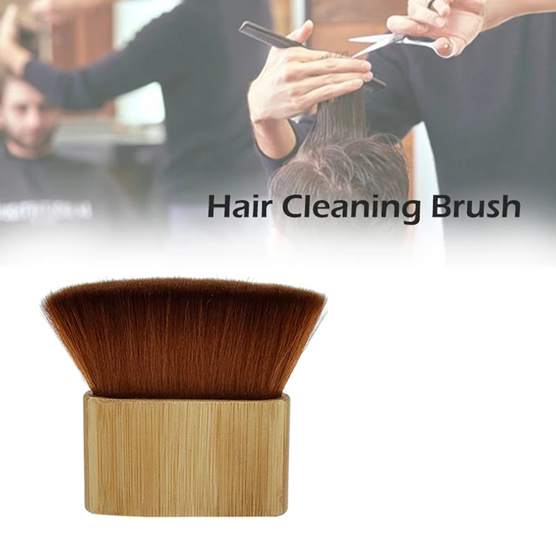 

Wood Handle Barber Neck Duster Brush Face Ear Neckline Cleaning Brush Hair Cutting Accessories Barber Hair Clean Hairbrush