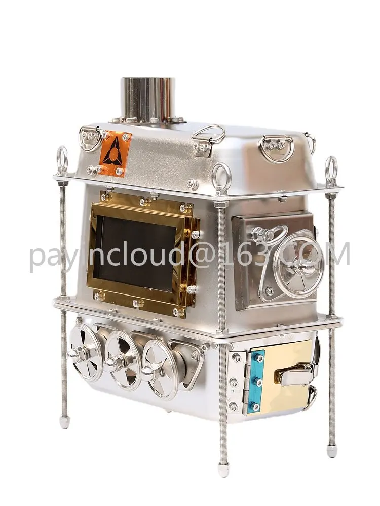 

Strap Stove Stainless Steel Portable Mini Outdoor Firewood Stove Camping Stove Tent Heating Stove