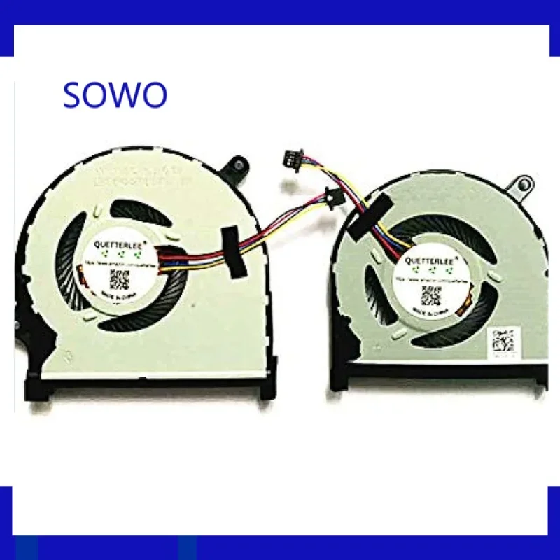 Сменный новый охлаждающий вентилятор для процессора и графического ноутбука Dell