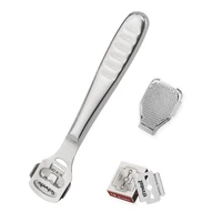 foot callus shaver heel hard skin remover hand feet pedicure razor tool shavers stainless steel handle 10 blades foot care tools