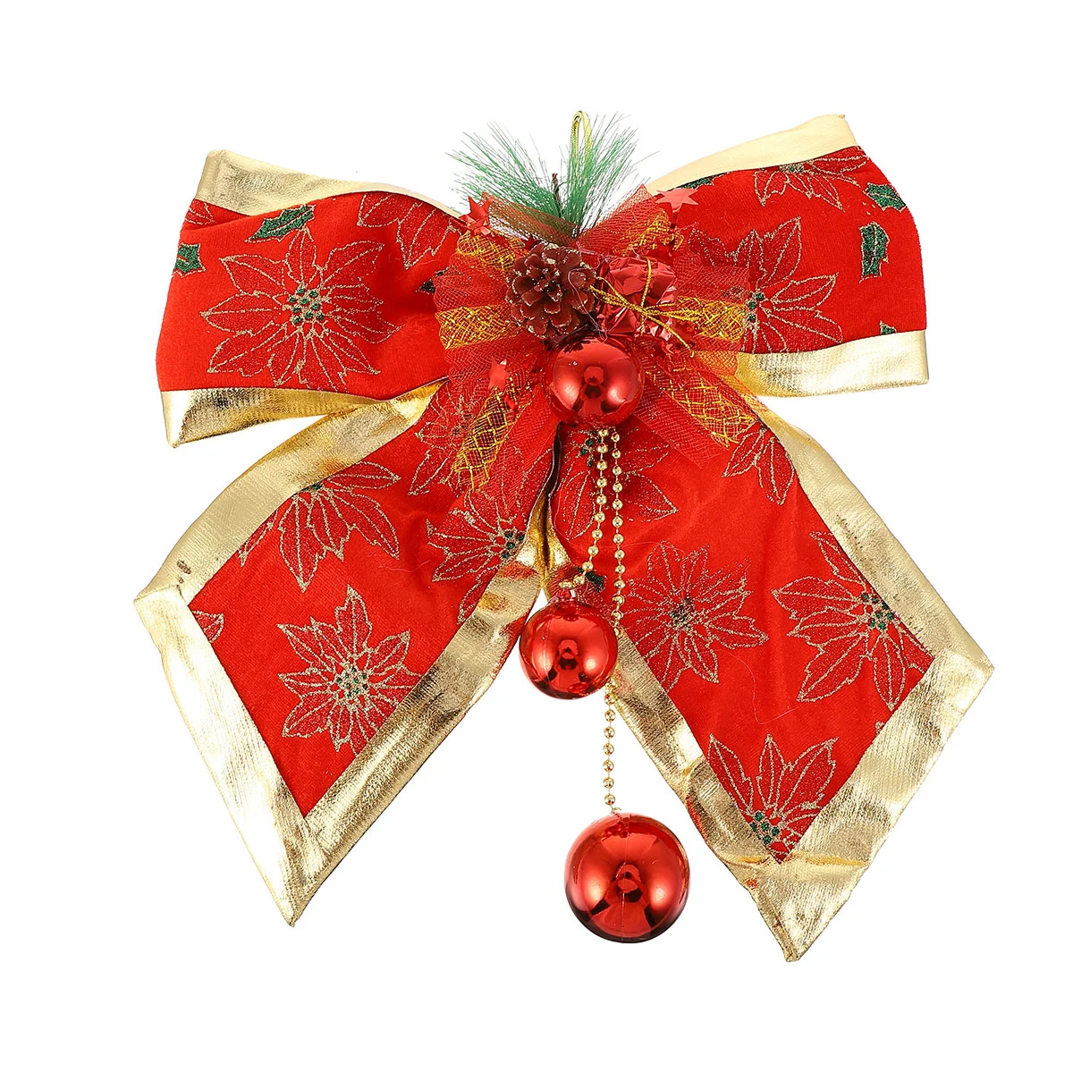 

Christmas Bow-knot Pendant Hanging Ornament Xmas Adornment Hanging Pendant