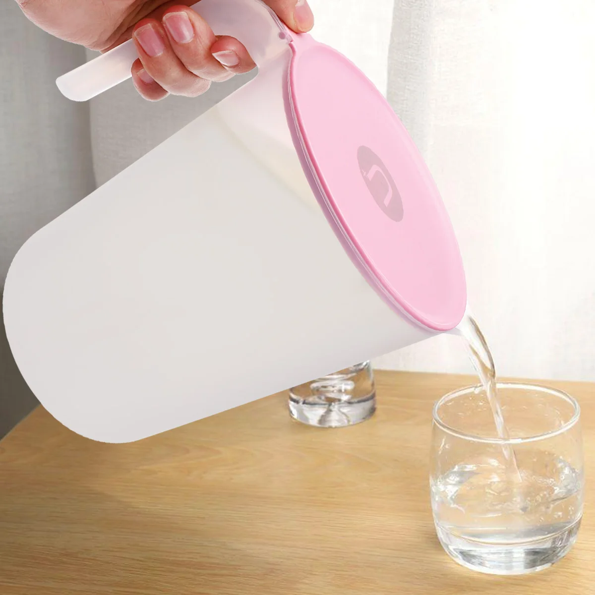 Путешествующий кувшин для питья с весами чайник напитков стеклянный горшок сока