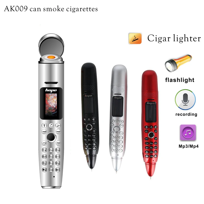 

Pen Mini CellPhone 0.96" Tiny Screen GSM Dual SIM Camera Flashlight Mobile Phones with Recording spy pen tiny voice recorder