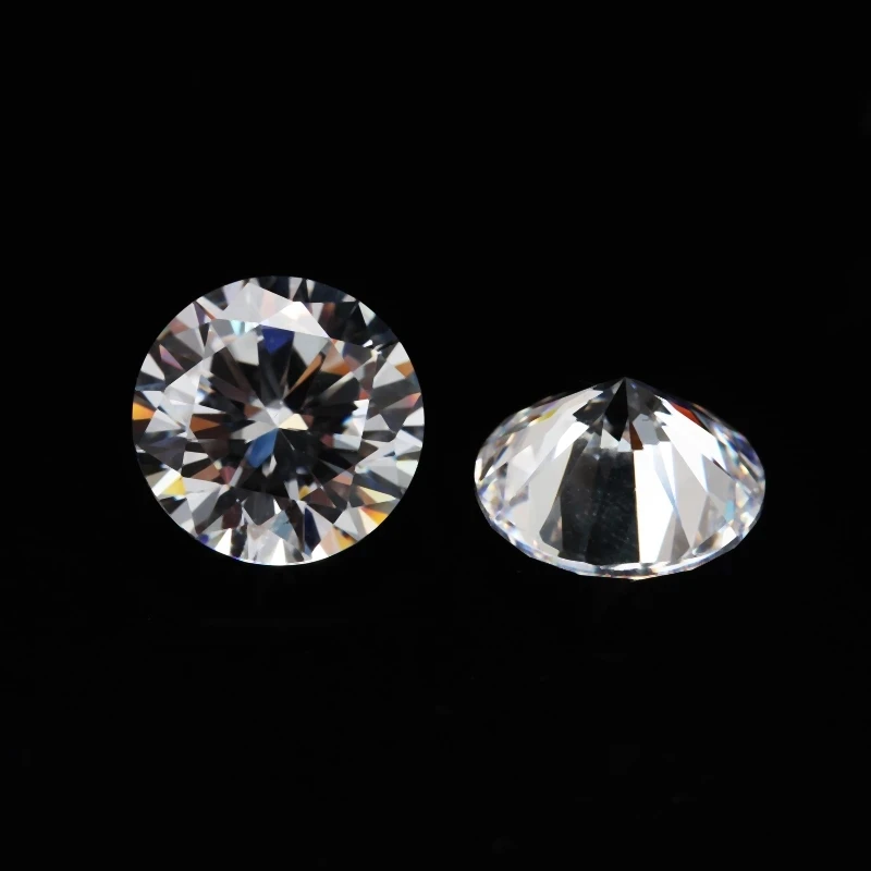 

Size 0.8mm~12.0mm Round Cut D EF GH Color Lab Grown Loose Moissanite Stone Test Positive (5mm-12mm With Certificate)