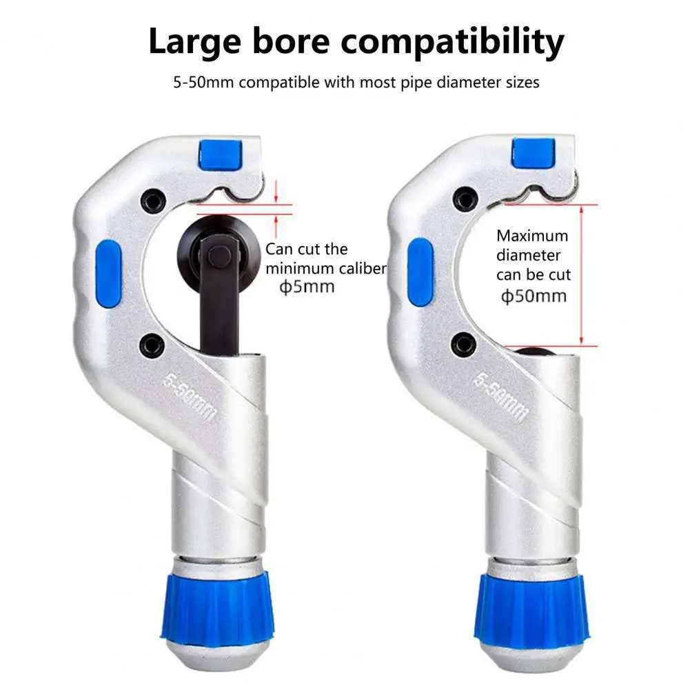 

Tube Cutter Rustproof Labor-saving Pipe Cutter Stainless Steel Seat Post Cutter Ergonomic Knob Handlebar Tube Cutter for MTB