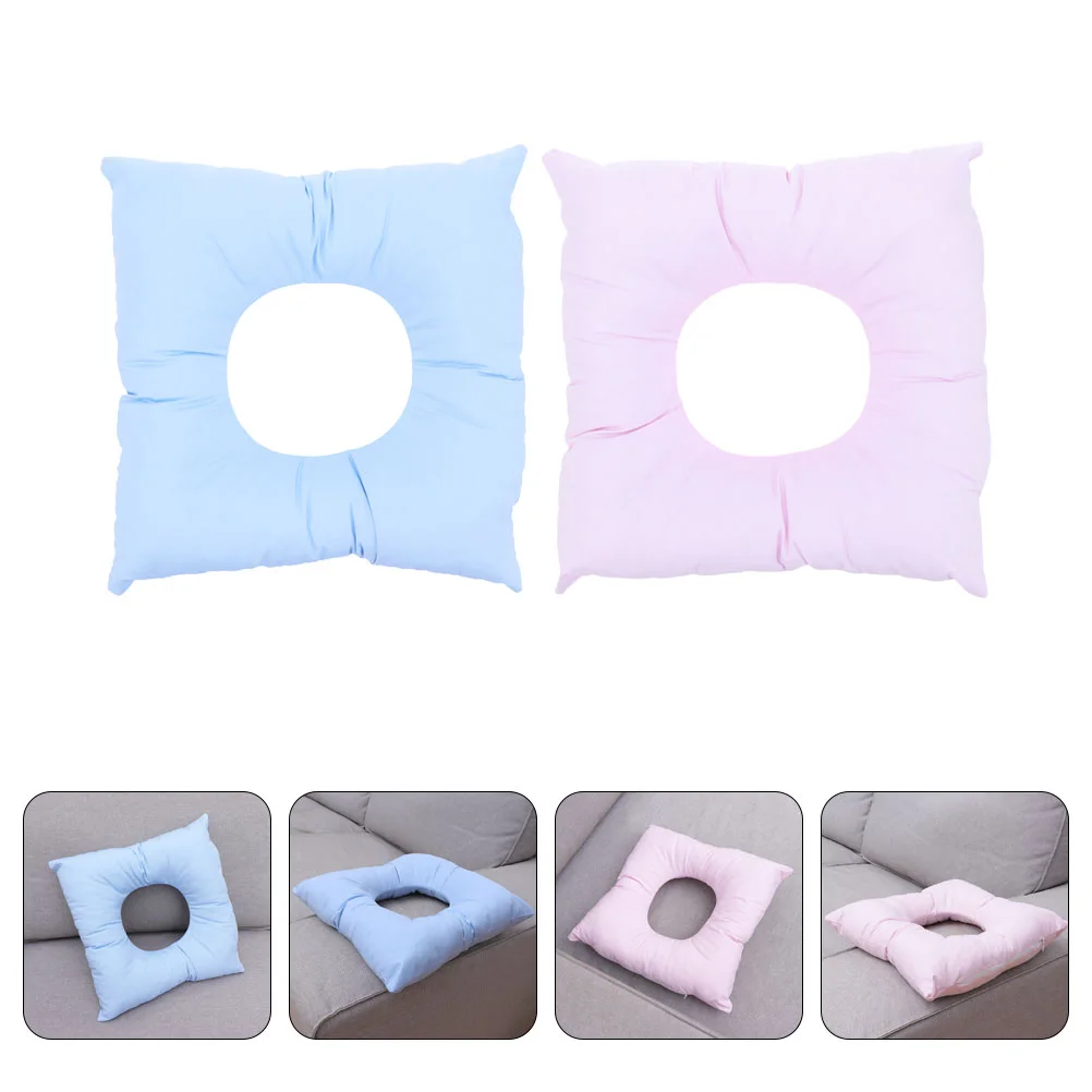 

Face Pillow Cushion Down Salon Spa Cradle Cotton Hole Table Headrest Pillows Sleeping Cover Breast Rest Bed Custom Chair Relax
