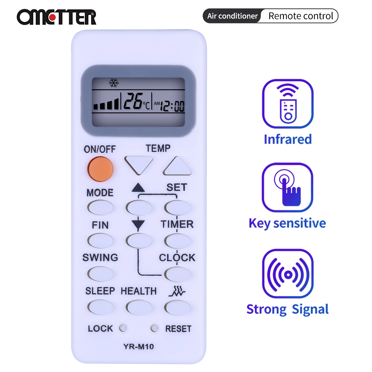 

New For Haier YR-M10 AC A/C Air Conditioner Remote Control YL-M10 YR-M09 YR-M05 YR-M07 YR-M02 Fernbedineung