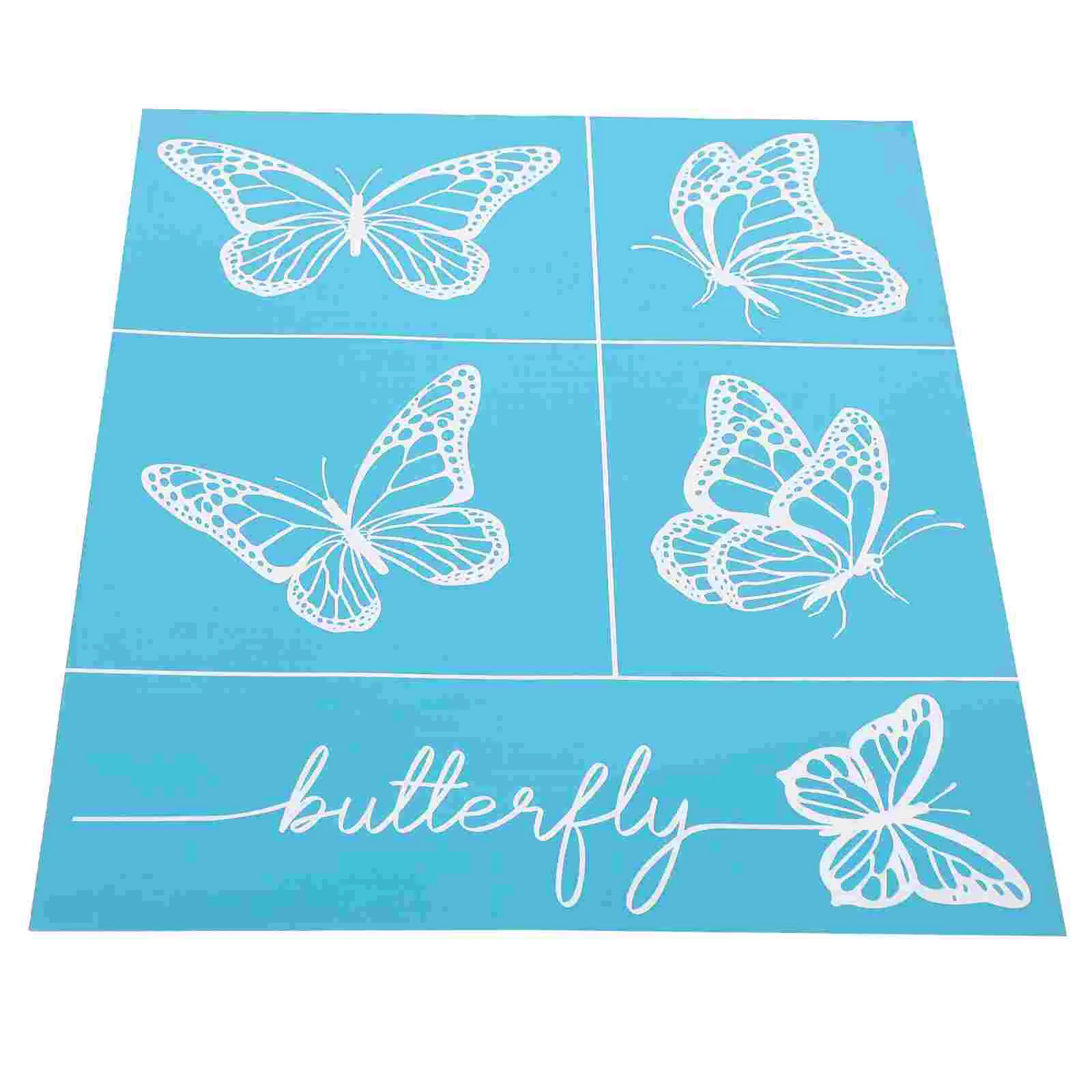 

Screen Stencils Silk Printing Stenciltransfer Reusable Mesh Adhesive Paper Polymer Clay Wood Print Wooden Board Washable Diy