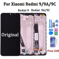 aaa lcd display for xiaomi redmi 9a 9c display ouch screen replacement digitizer assembly for iphone redmi 9 lcd screen