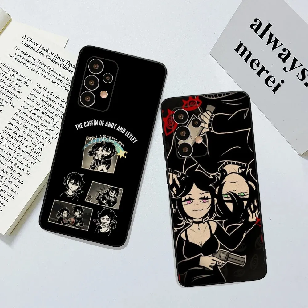 Чехол для телефона T-The Coffin A-Andy Leyley Game Samsung Galaxy A13 A21s A22 A31 A32 A52 A53 A71 A80 A91 мягкий черный