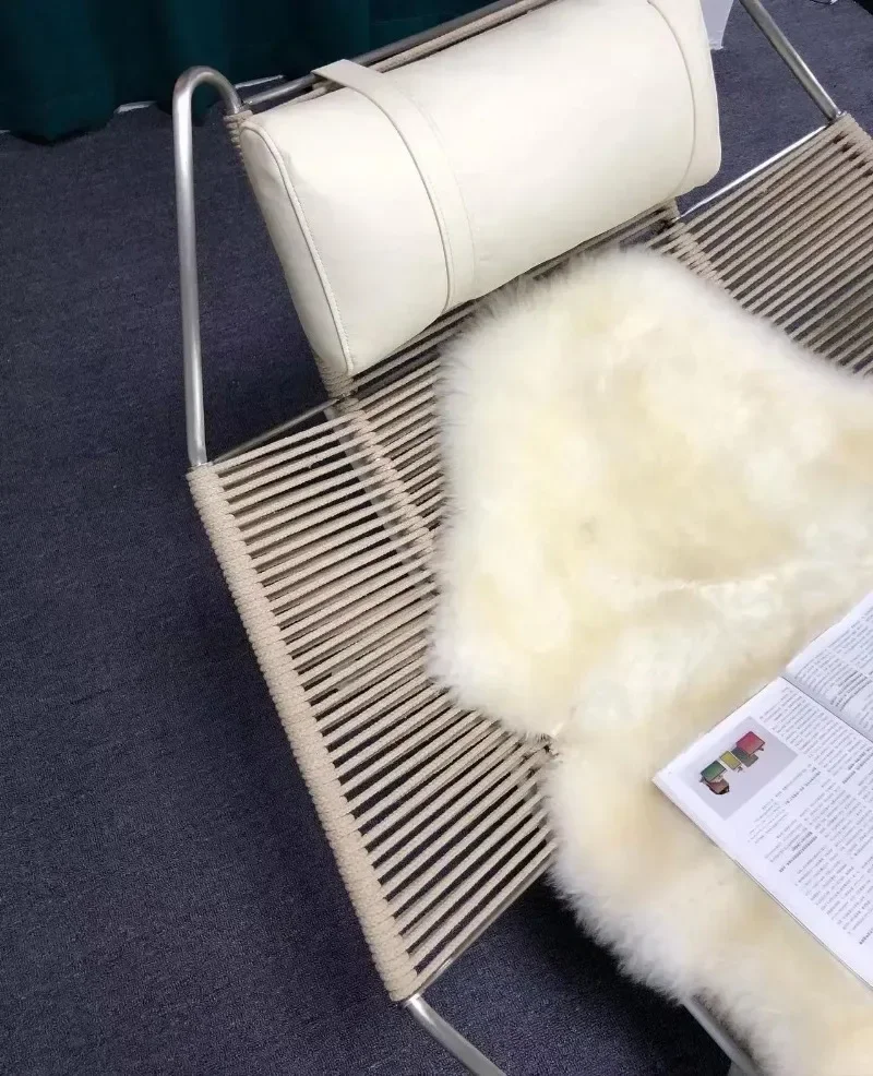 Современный дизайнерский стул для отдыха с подставкой ног современный гостиной