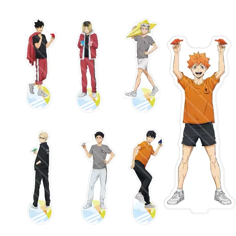 

Аниме Haikyuu! Tobio Kageyama Shoyo Hinata Kenma Kozume, акриловая фигурка, подставка, модель 9416