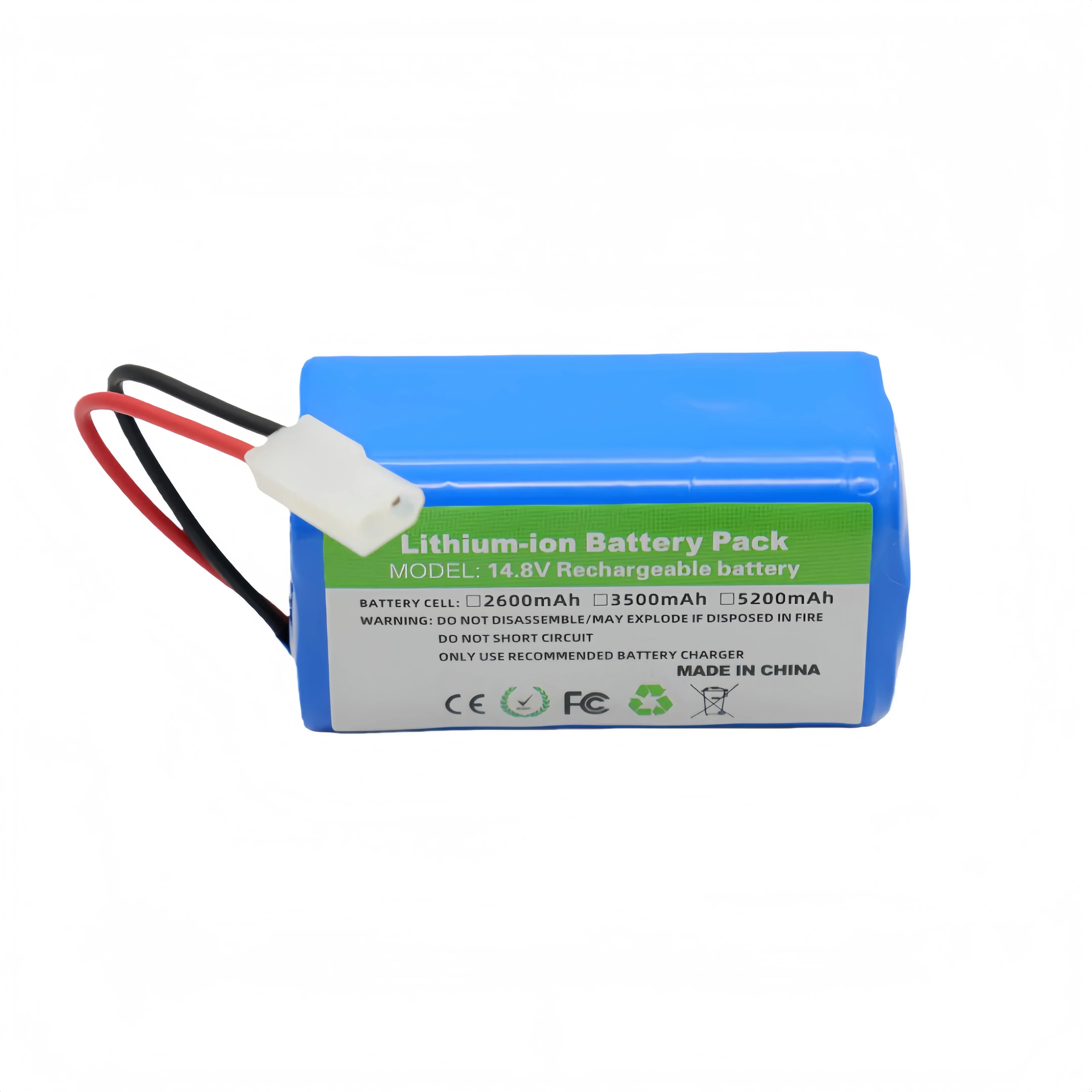 Фото Аккумулятор 14.4V 5200mAh с увеличенным сроком службы, литий-ионный, премиум-класса, для Xiaomi Mi Vacuum-Mop Essential MJSTG1 №4