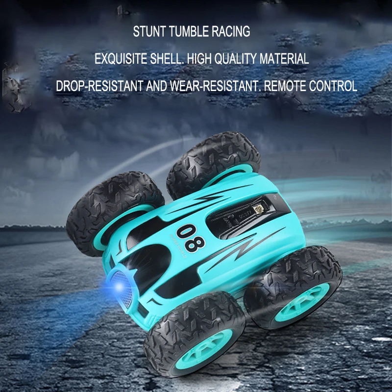 

Детские игрушки 4WD с дистанционным управлением, боковой Дрифт, трюковая машина, двухстороннее вращение, расстояние между детьми, игрушечный...