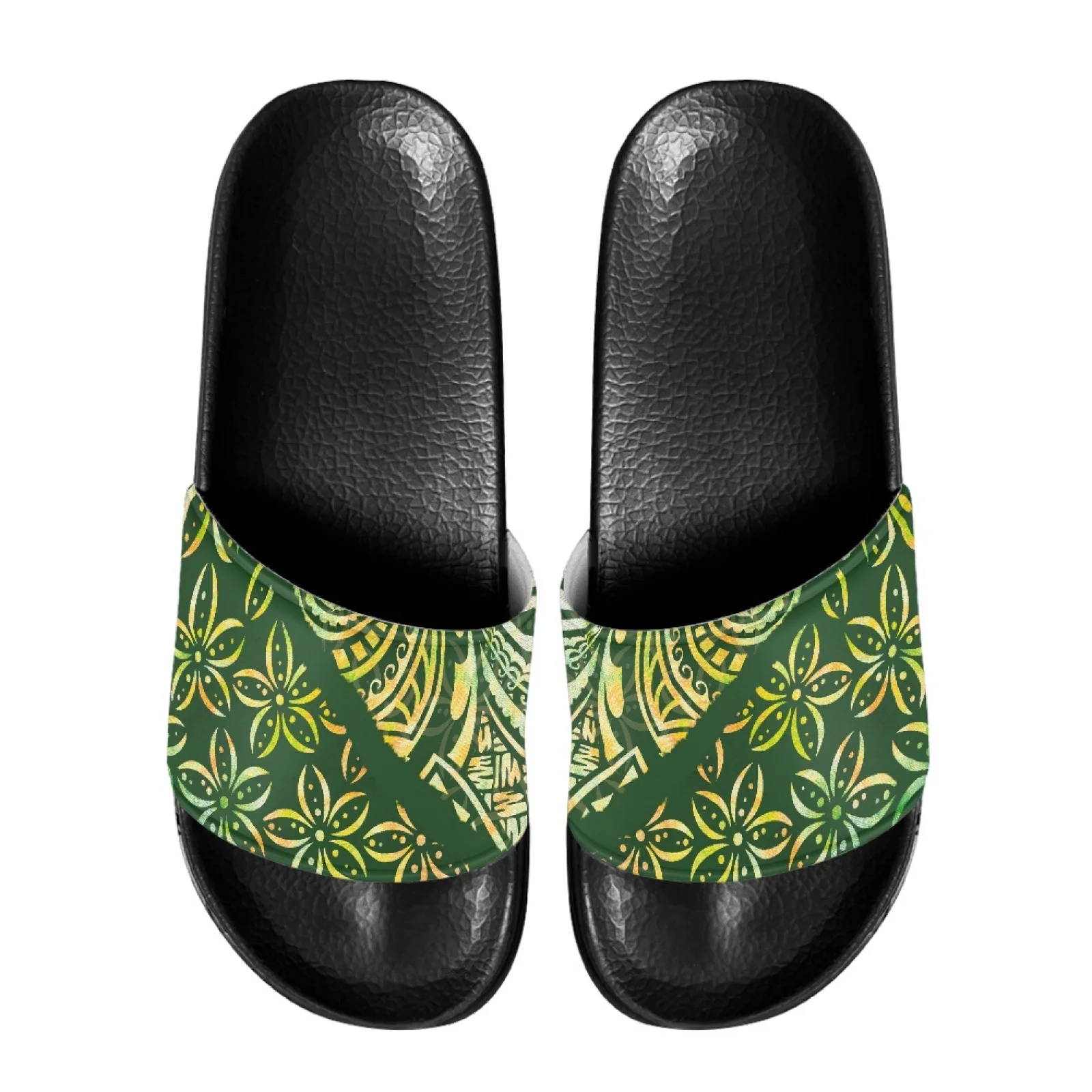 

Полинезийские племенные Фиджийские тотемные тату Фиджи принты утолщенная обувь на платформе Летние уличные спортивные тапочки для мужчин Модная Уличная обувь