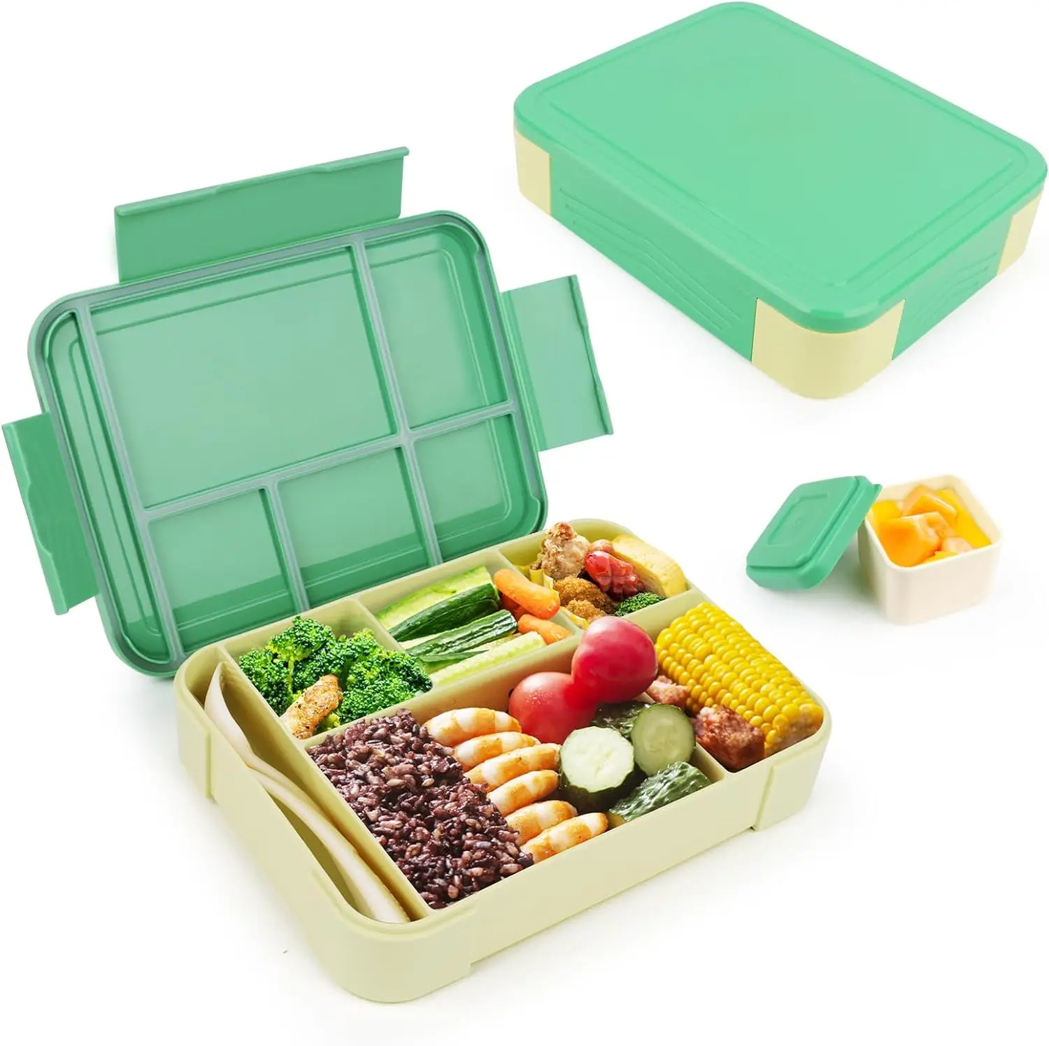 Детский Ланч-бокс Tourpor с отделениями модель 1300 мл герметичный контейнер для бенто