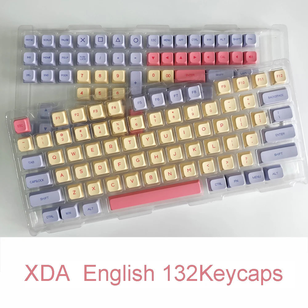 XDA колпачки для клавиш Cherry Mx Gateron Kailh Box TTC механические английские корейские
