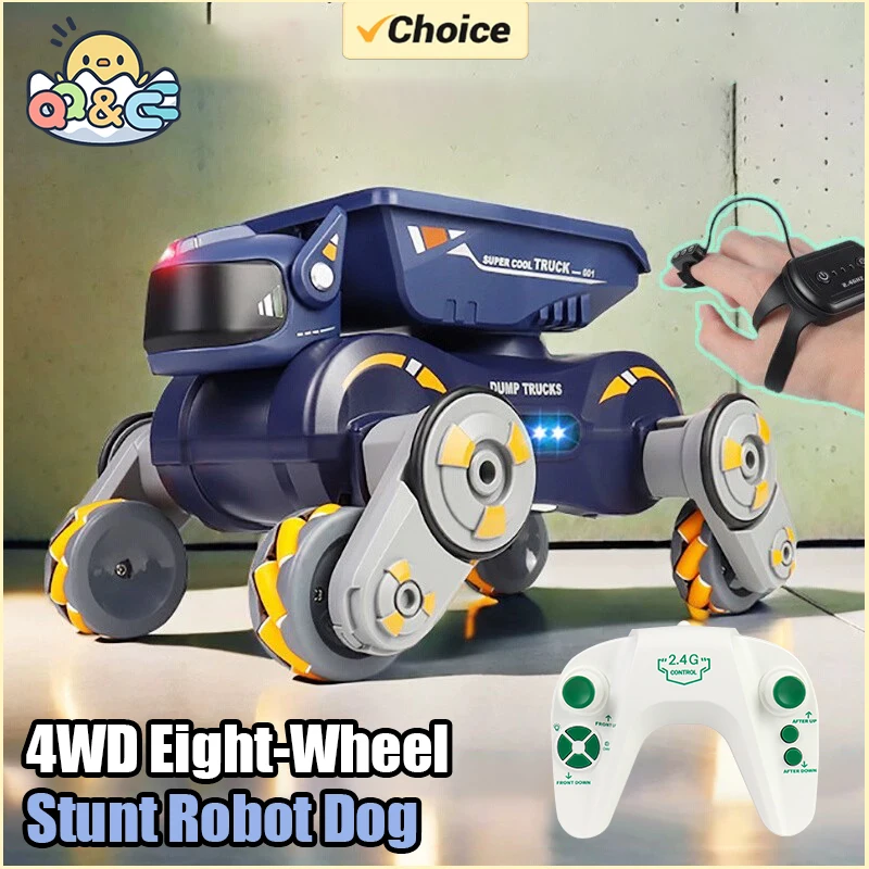 Умный Радиоуправляемый Робот-собака С Дистанционным Управлением Трюки Двойным
