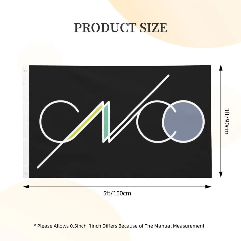 Новый двухсторонний баннер CNCO легкий флаг Садовый декоративный вечерние 3x5 футов