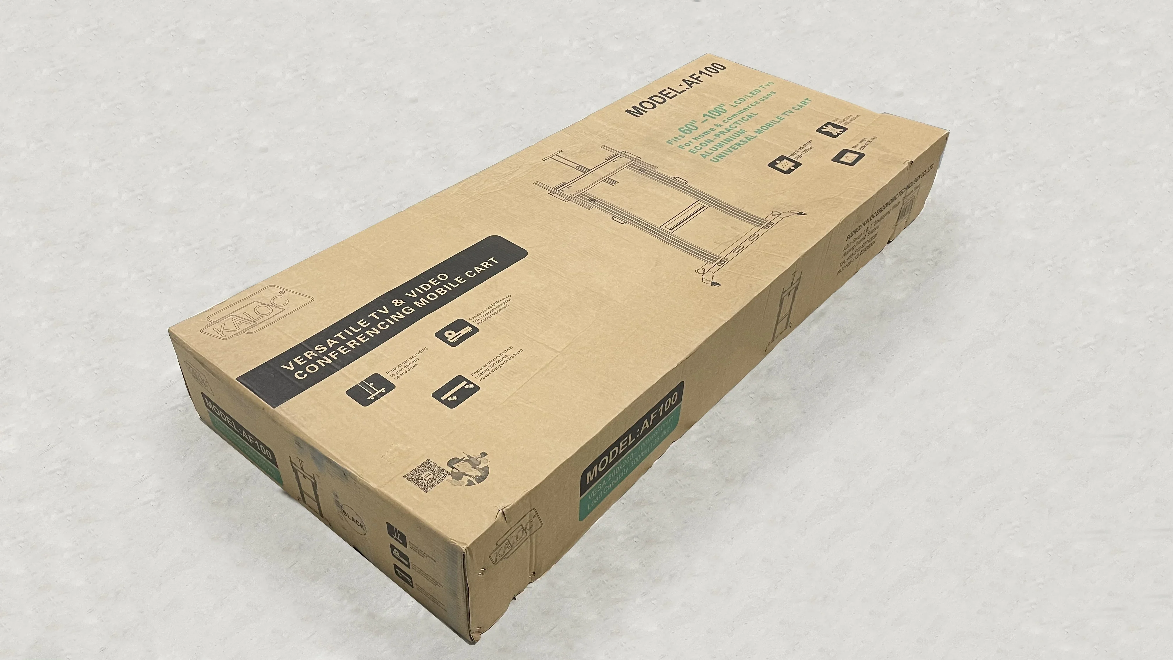 Держатель для ТВ KALOC AF100 стойка ЖК-телевизора монтажная Макс Vesa 1000*600 мм