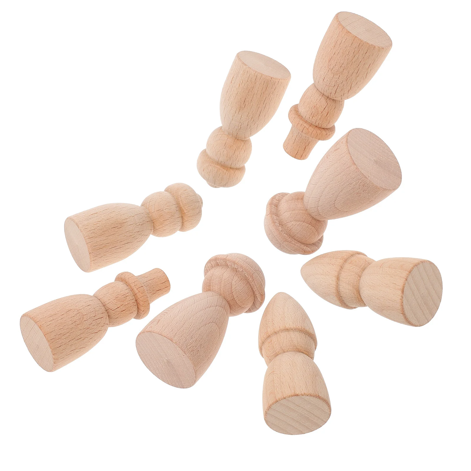 

Crafting Supplies Children's Block Toy Painting Blocks DIY Decor Wooden Building Nature