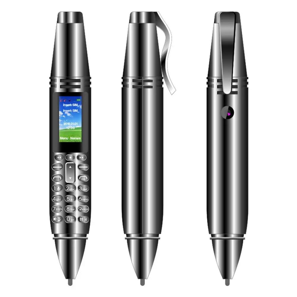 

Мини-телефон Ak007 в виде ручки, экран 0,96 дюйма, Gsm, Bluetooth