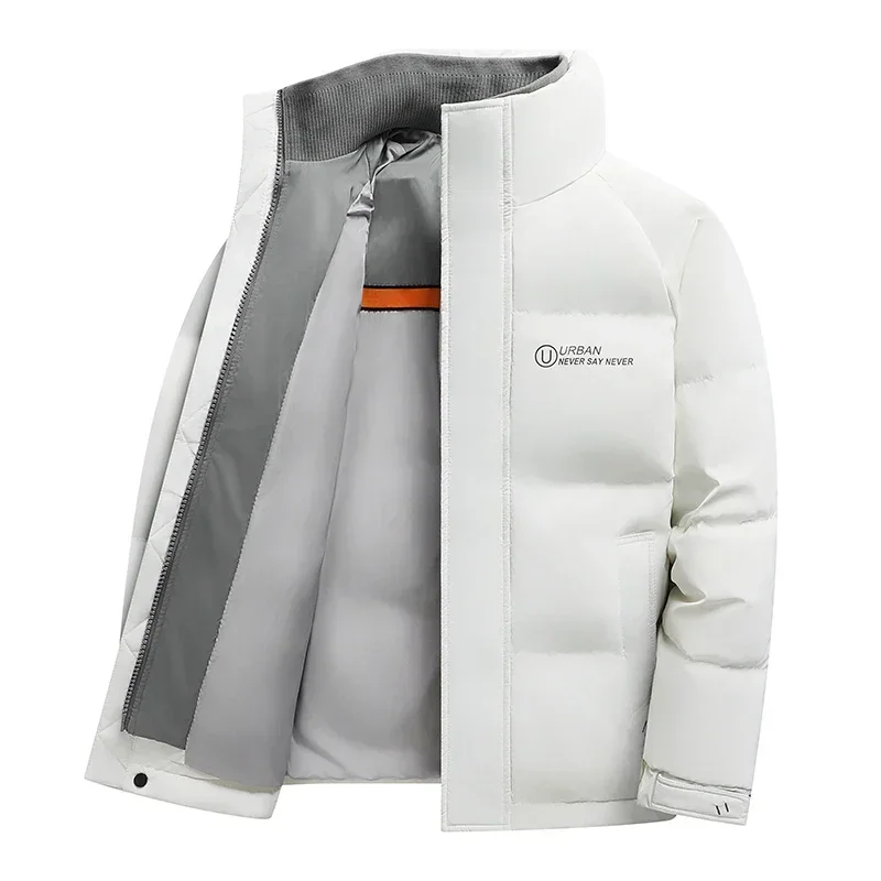 Мужская зимняя куртка короткий пуховик новая дизайнерская одежда утепленная с