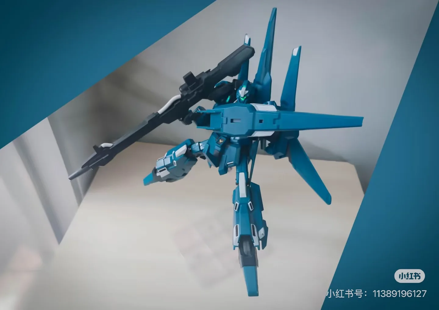 Фото Фигурка TRIDENT Model HGUC ReZel Commander Type RGZ-95 Unicorn, аниме-фигурка, масштаб 1/144, набор для сборки, подарок на день рождения №3