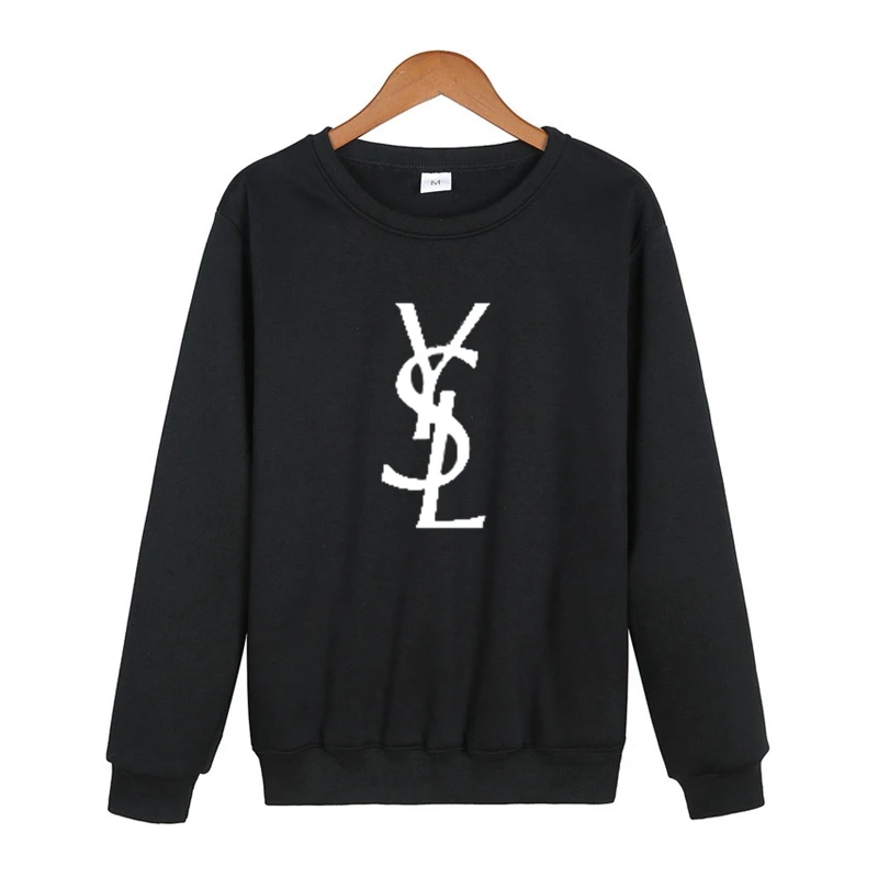 

2023 Fashion High end Brand Men's Autumn/Winter Hoodie Pullover 10 Color Coat Men's Loose Wool Thick Knitted Sweatshirt