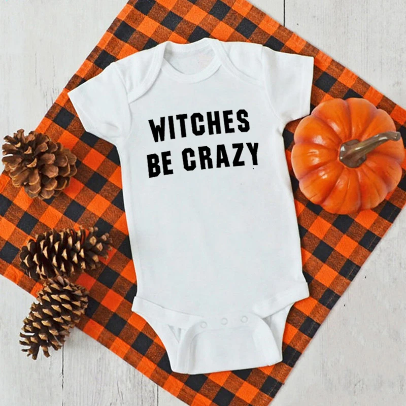 

Детский хлопковый комбинезон ведьмы Be Crazy, с коротким рукавом