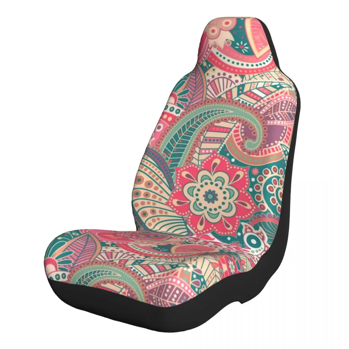 

Painting Flower Universal Car Seat Covers Front Seats Protectors Cover for Truck Van SUV Seat Protecto Accessories