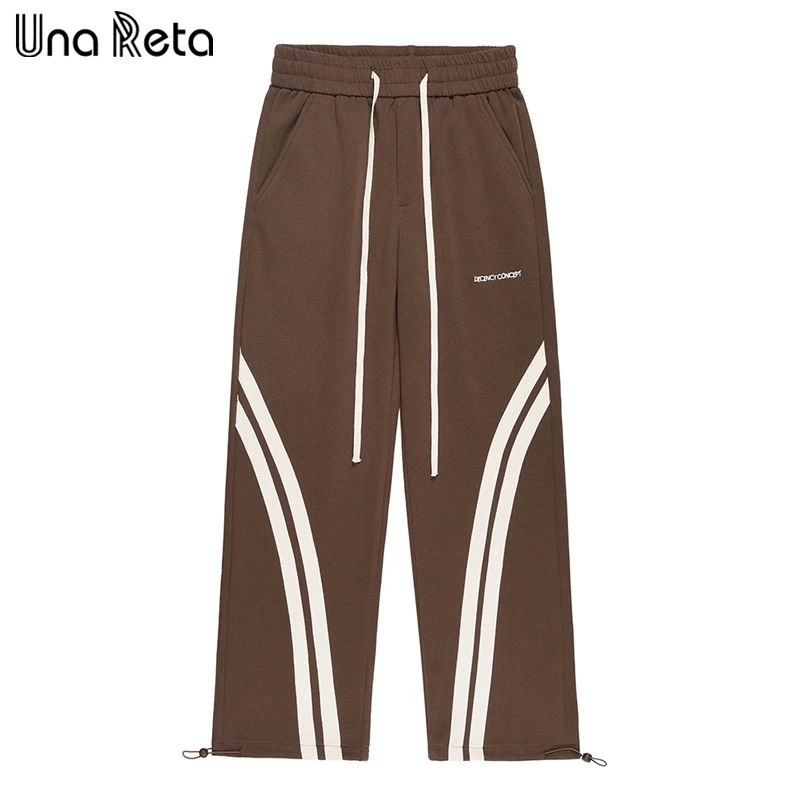 

Una Reta Man Pants New Streetwear Cargo Pants Harajuku Fashion Streetwear Casual Cotton Elastic Waist Trousers For Men