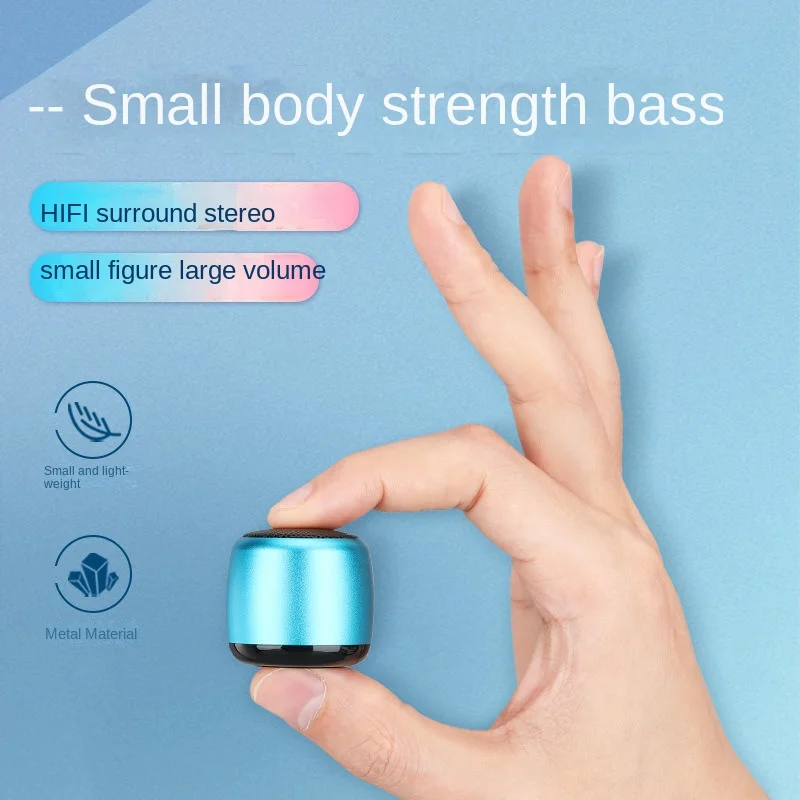 Small Wireless Bluetooth Speaker Mini Mobile Phone Subwoofer Outdoor Portable Audio Gift Sound Box