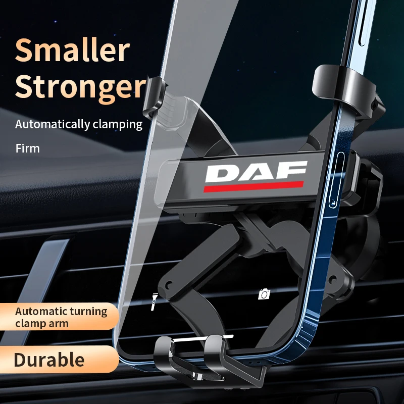 

Car Phone Holder Surrounded Elastic Clamp Arm Smaller Stronger Car Interior for DAF XF 95 105 CF LF VAN Car Accessories