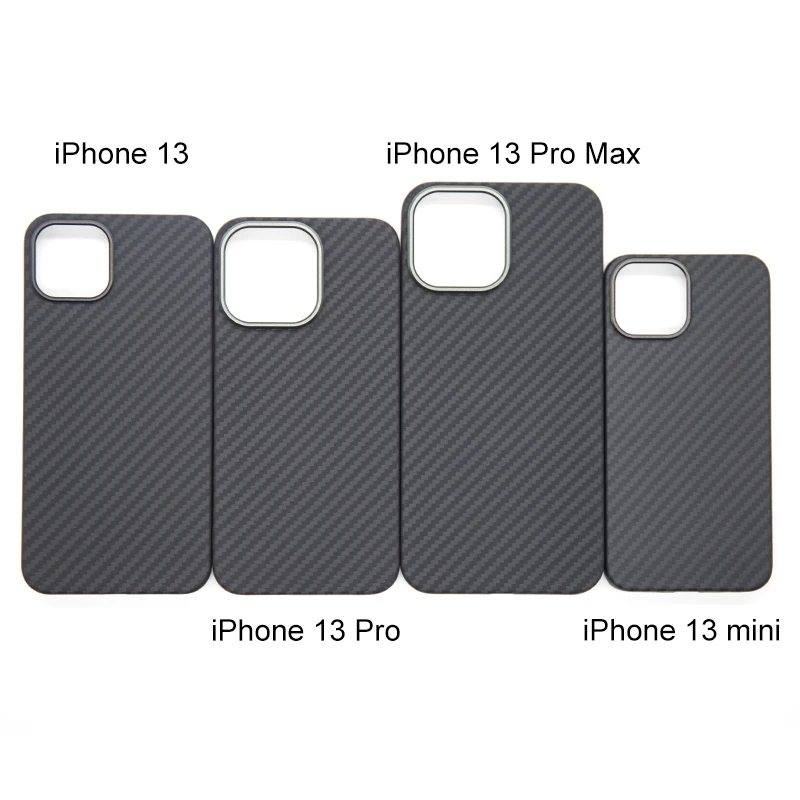 

Carbon fiber iPhone13 phone shell black matte PRO lens circle Promax lens protection mini thin iPhone 13 cover carbon fiber