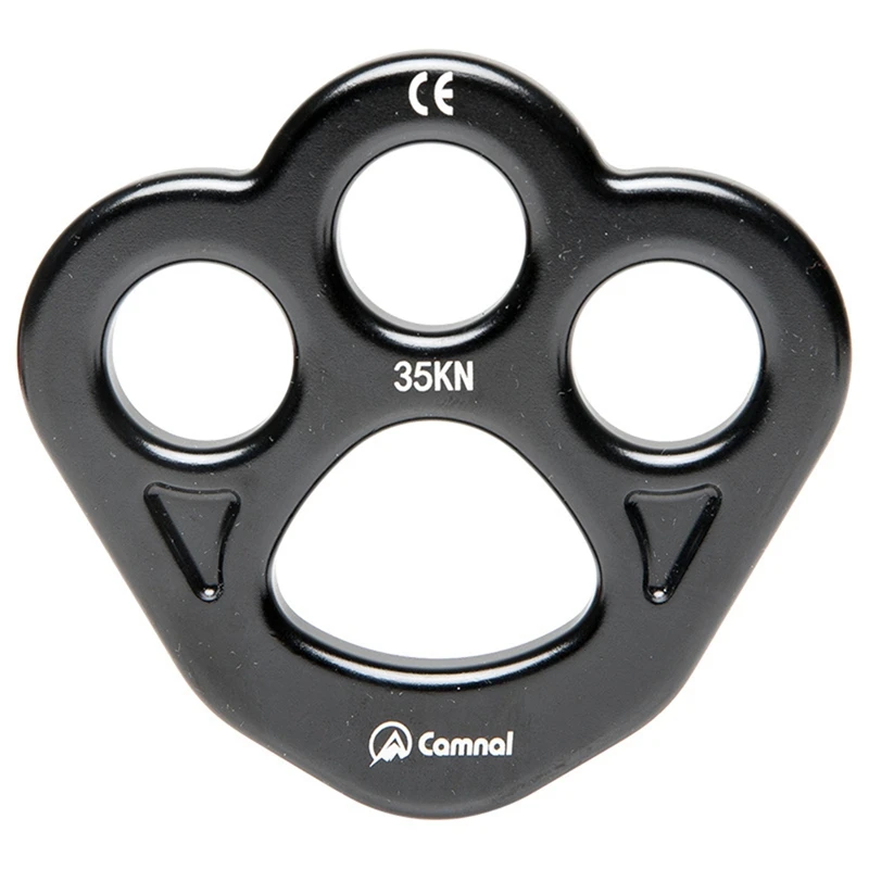 

CAMNal Climbing Aluminum Bear Rigging Multi Anchor Plate for Multi-Point Anchoring Outdoor Sports Climbing Tool