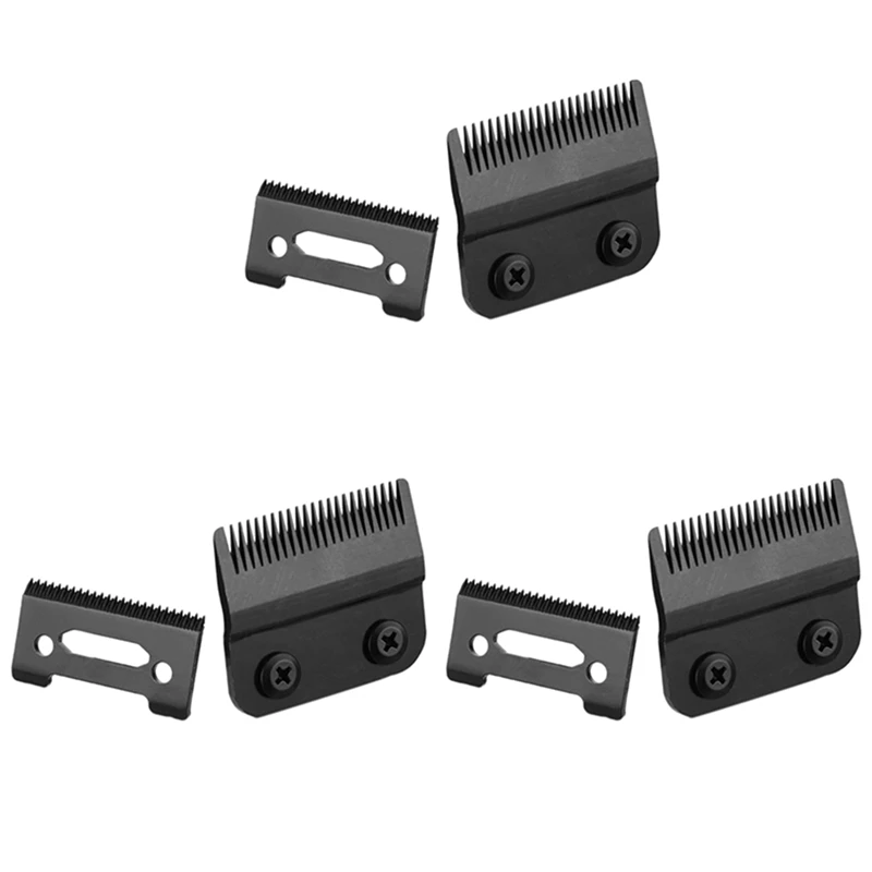 

3 Set Replacement Movable Blade Steel Accessories For Wahl Clipper Blade Professional Hair Clipper Blade Carton