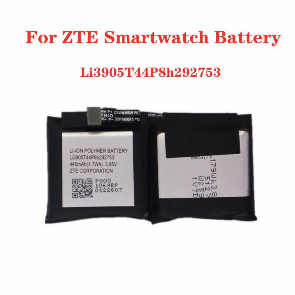 

Новый Сменный аккумулятор Li3905T44P8h292753 для смарт-часов ZTE, аккумулятор высокого качества на 445 мАч