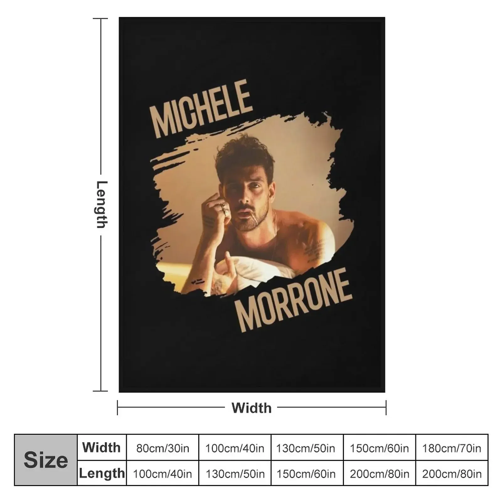 Одеяло Michele Morrone с текстом диван-кровать туристические роскошные одеяла