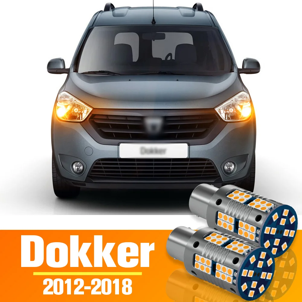 

2pcs LED Turn Signal Light Turning Bulb Accessories For Dacia Dokker 2012 2013 2014 2015 2016 2017 2018