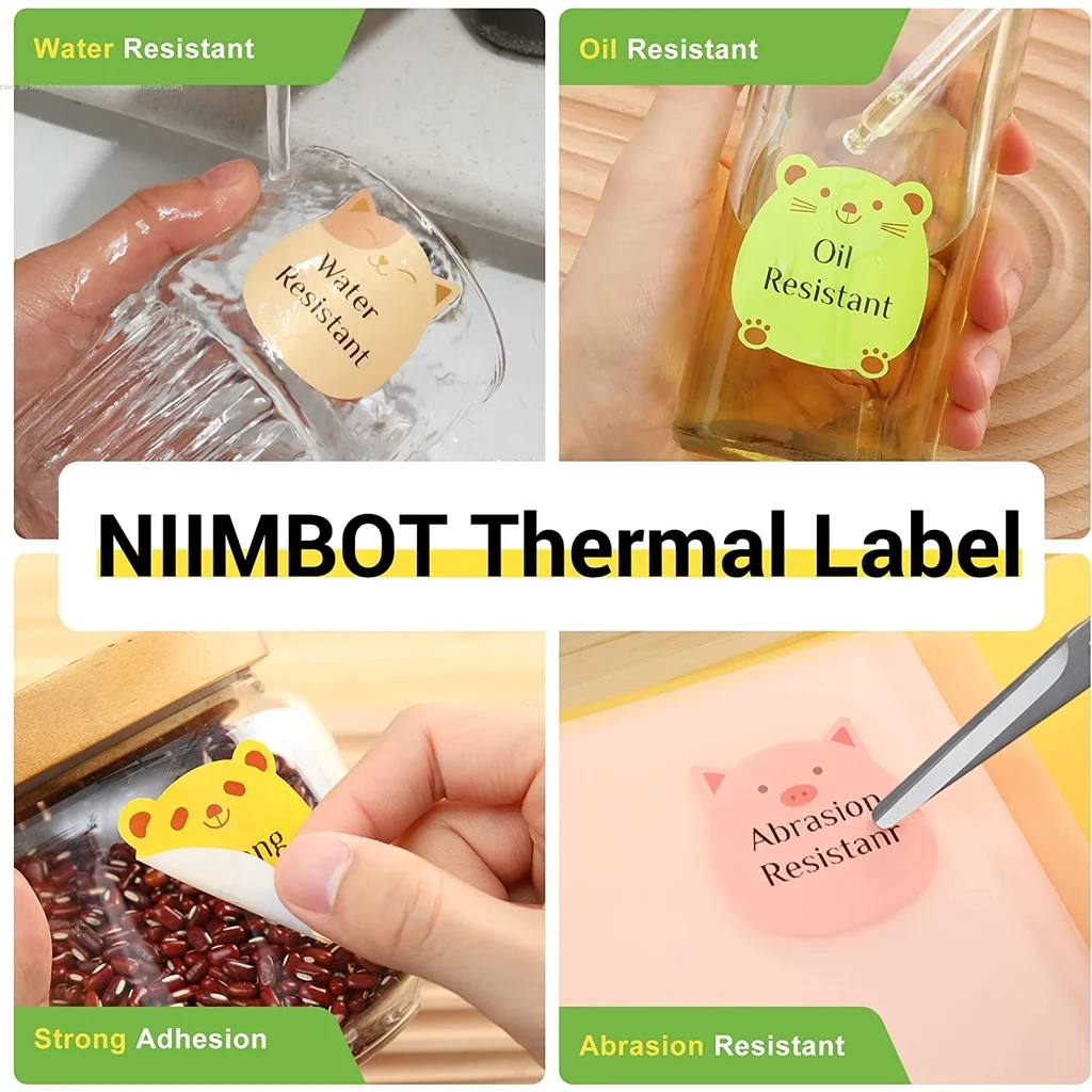 Оригинальный цветной стикер Niimbot B21/B3S/B1/B203