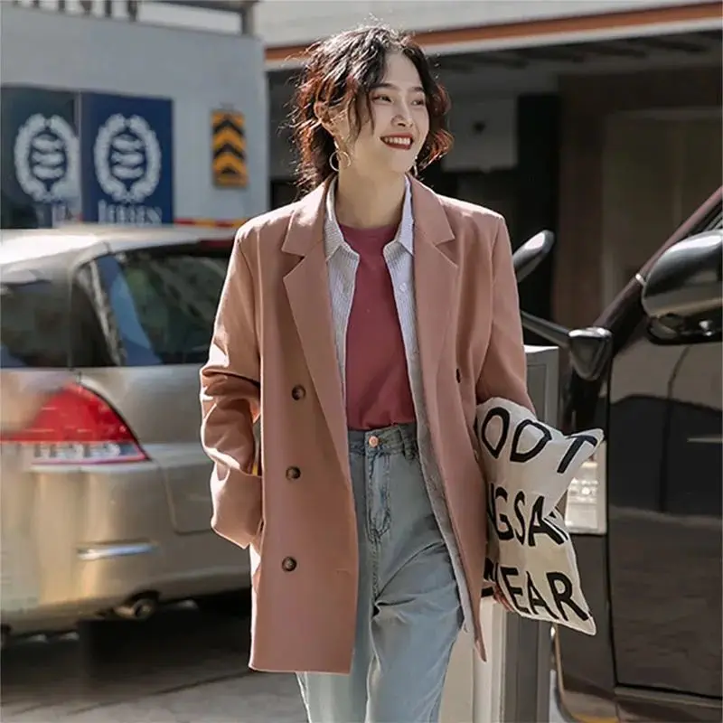 Luxury Designer Clothing Long Sleeve Blazers Women Chic Black Suit Office Ladies Korean Fashion Jacket Spring Autumn Coats