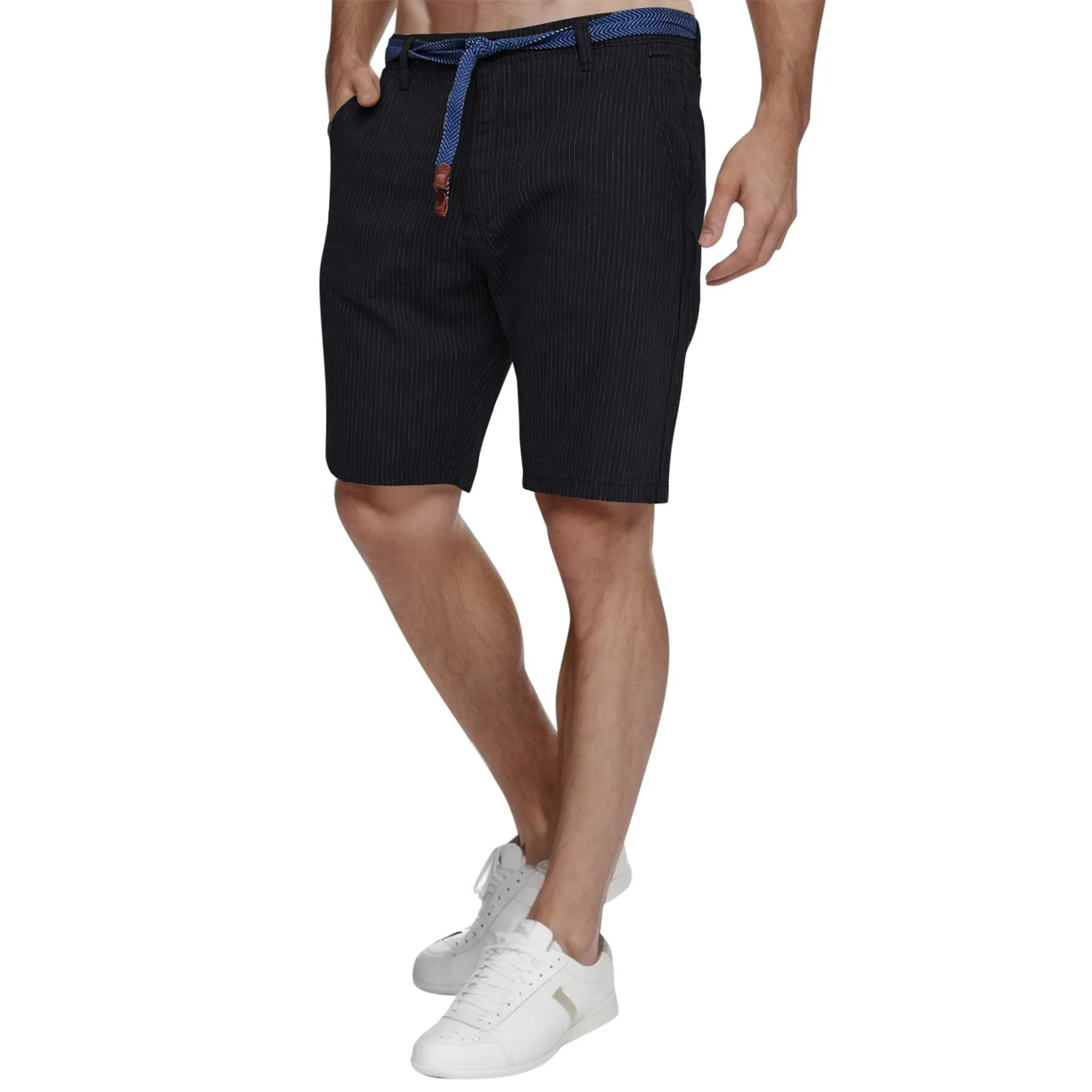 

2023 New Men'S Shorts Summer Breeches Cotton Casual Sweat Bermudas Men Black Homme Classic Brand Clothing Beach Shorts Male