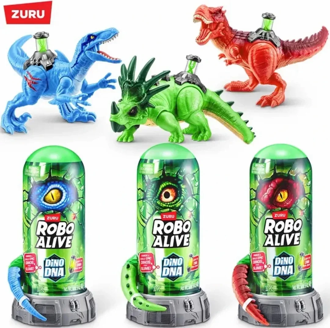 Коллекционная игрушка Zuru Robo Alive Dino DNA Surprise Blind Box: Драконы и динозавры для поиска сокровищ, модная модель, идеальный подарок (art.: 3920daebd94ce) - 3920daebd94ce