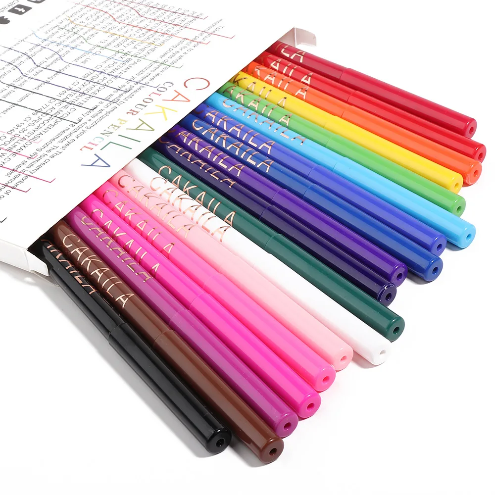 Набор гелевых карандашей с радужной подводкой для глаз 18 цветов/коробка